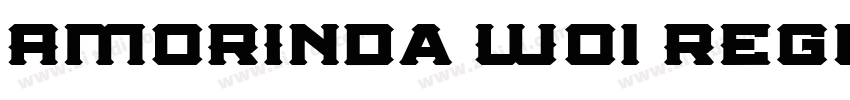 Amorinda W01 Regula字体转换